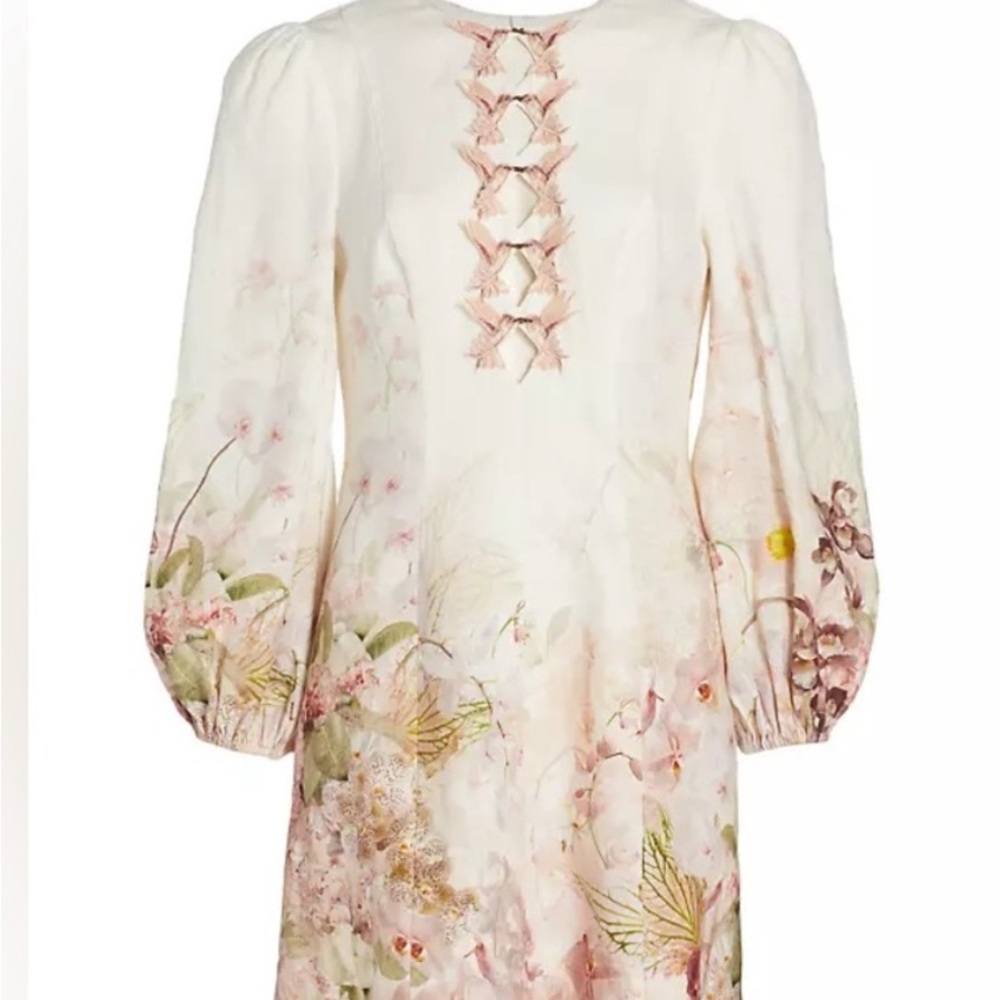 Zimmerman Dancer Hummingbird Mini Dress